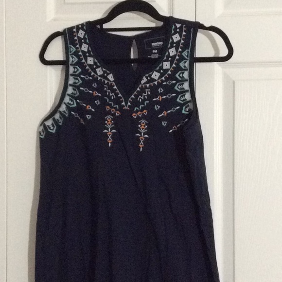 COPY - Sonoma Petite Embroidered Walking Dress - Picture 7 of 10